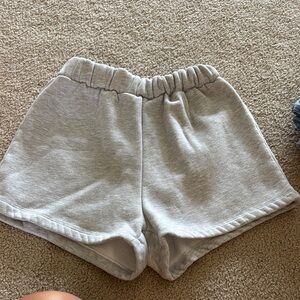 Princess Polly Gray Athletic Shorts Elastic Waistband